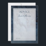 Ciel de nuit céleste avec cadre Mariage carte cons<br><div class="desc">Ce ciel de nuit céleste avec carte de conseil mariage cadre est parfait pour votre mariage enchanté sous les étoiles. Le ciel bleu marine foncé, parsemé d'étoiles argentées, donnera le ton à votre mariage extérieur boho du soir. Personnalisez-le comme vous le souhaitez ou gardez-le tel quel. N'oubliez pas de parcourir...</div>