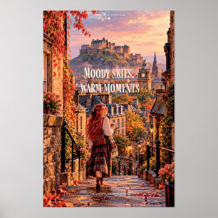 Ciel d'humeur Moments Chaleureux Affiche du Châtea