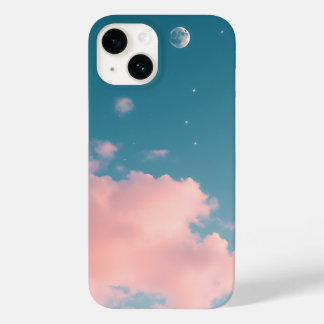 Ciel et Lune esthétique IPhone 14 Coque