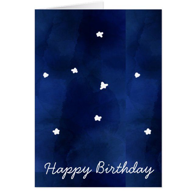 Ciel étoilé bleu minuit (Devant)