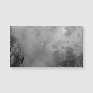 Ciel hanté de Halloween avec Ravens