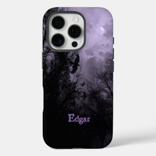 Ciel hanté personnalisé avec coque iphone violet R