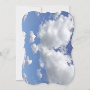 Ciel lumineux, joyeuse invitation d'anniversaire