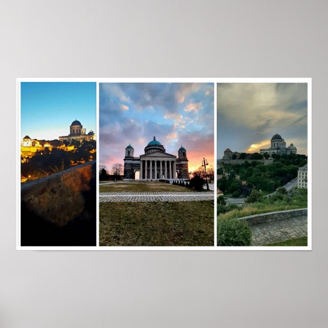 Ciel nocturne d'Esztergom. Affiche (Devant)