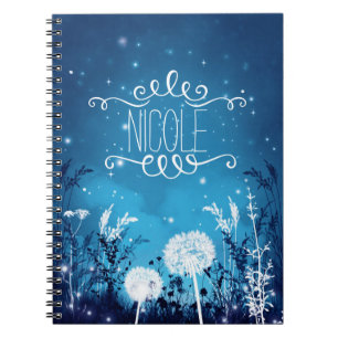 Ciel Nocturne Enchanté Étoiles & Feuillage Journal