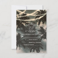 Ciel nocturne enchanté Palmiers & Lumières RSVP