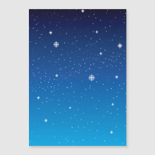 Ciel nocturne étoilé bleu profond