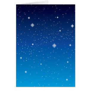 Ciel nocturne étoilé bleu profond