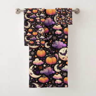 Ciel nocturne fantaisiste d'Halloween