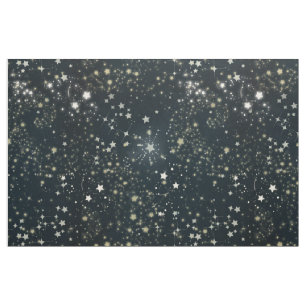 Ciel nocturne foncé avec le tissu d'étoiles