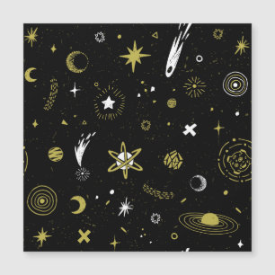 Ciel nocturne : motif cosmique sans soudure.