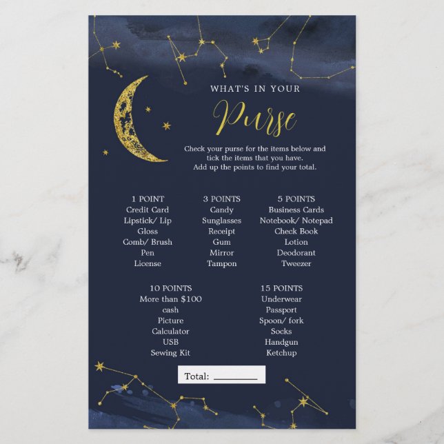 Ciel nocturne sur la lune Ce qui est dans votre sa (Devant)