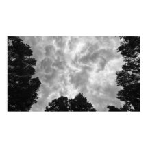 Ciel nuageux, affiche