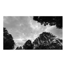 Ciel nuageux, affiche