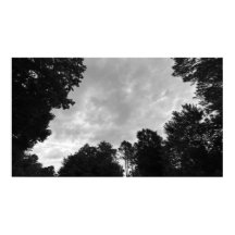 Ciel nuageux, affiche