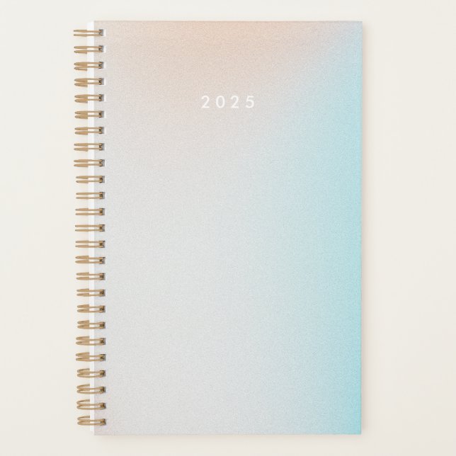 Ciel ombré pastel personnalisé 2025 (Devant)