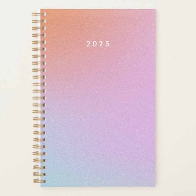 Ciel ombré violet Personnalisé 2025 (Devant)