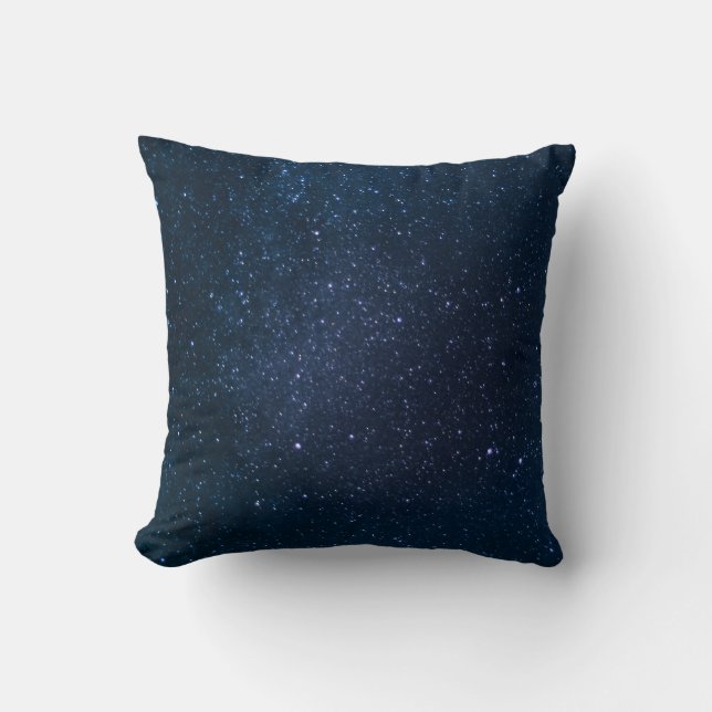 Ciel Plein D'Étoiles Lancer Oreiller (Recto)
