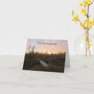 Ciel plein nuage - Carte de Sympathie
