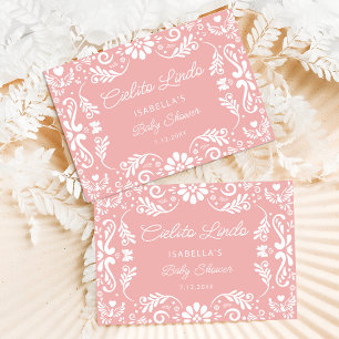 Cielito Lindo Baby shower mexicain Carte de remerc