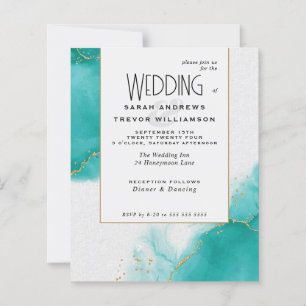 Ciels Abstraits Turquoise Mariage Budget
