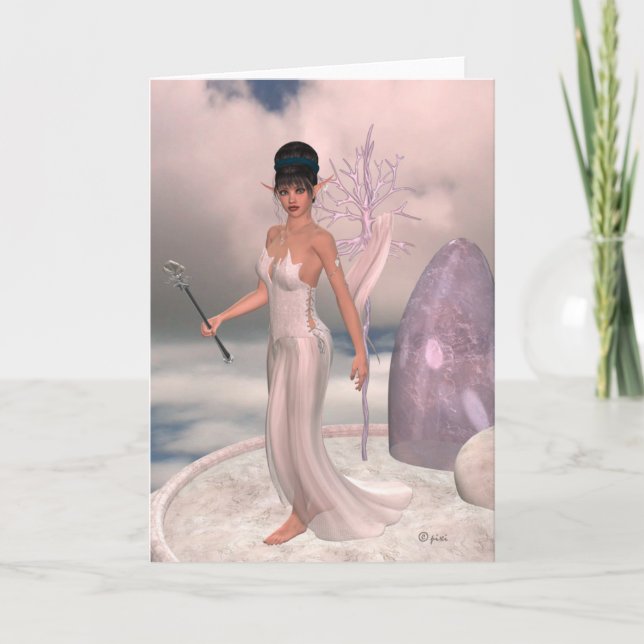 Ciels elven - Carte de voeux (Devant)