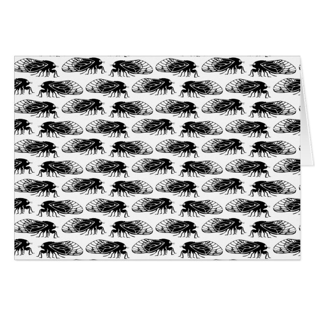 Cigale - Magicicada - motif élégant d'émergence (Devant horizontal)