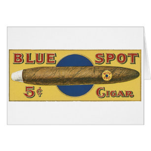 Cigar à points bleus