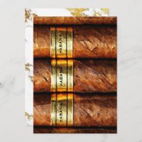 Cigars cubains Habana Invitation Marbre Or Carrara