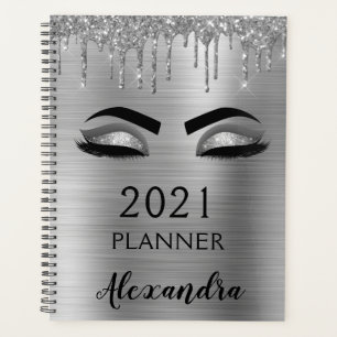 Cils Pailletés Argent 2022 Glamour