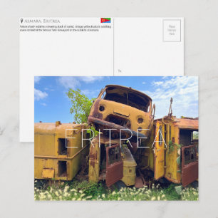 Cimetière de chars, Asmara, Érythrée Carte postale