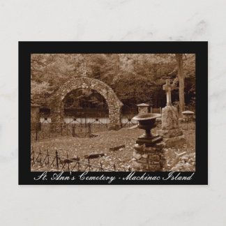 Cimetière Saint-Ann - Carte postale de l'île Macki