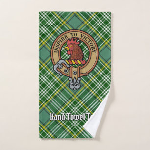 Cimier de coq Clan Currie sur Tartan