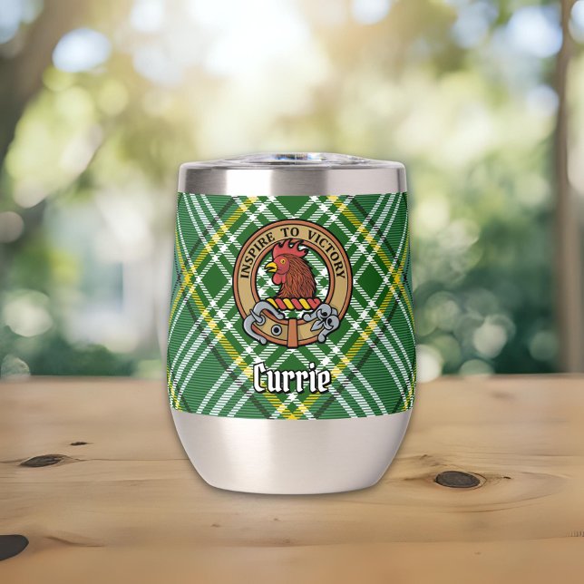 Cimier de coq Clan Currie sur Tartan (Créateur téléchargé)
