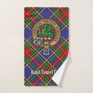 Cimier du clan MacBeth sur tartan