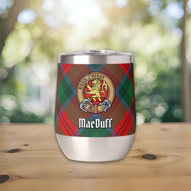Cimier du clan MacDuff sur tartan (Créateur téléchargé)