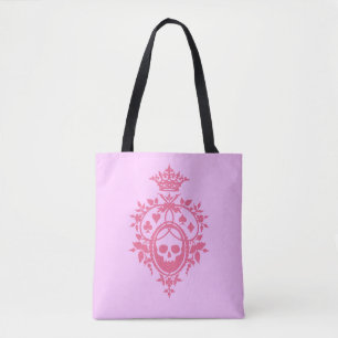 Cimier rose avec Sac fourre-tout crâne et costumes
