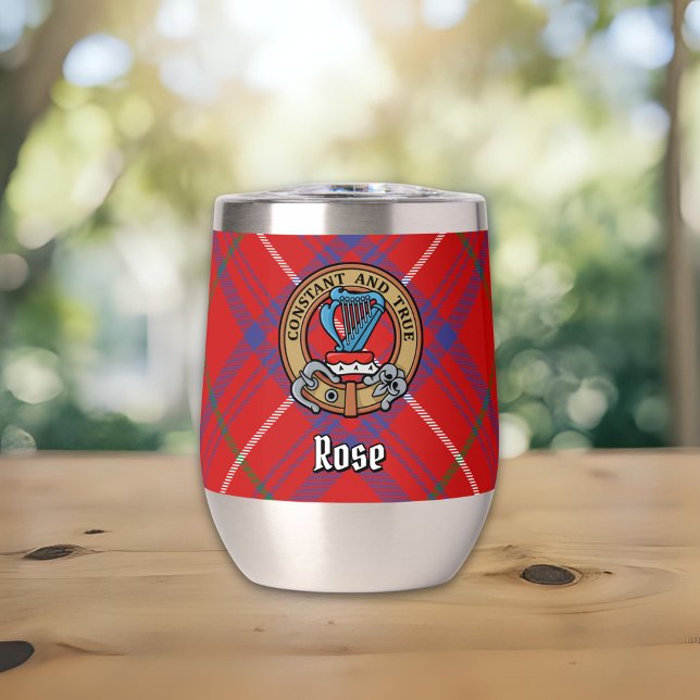 Cimier Rose de clan sur Tartan (Créateur téléchargé)