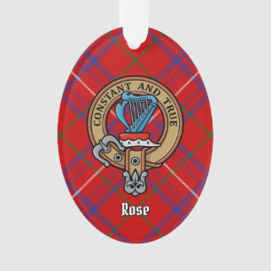 Cimier Rose de clan sur Tartan
