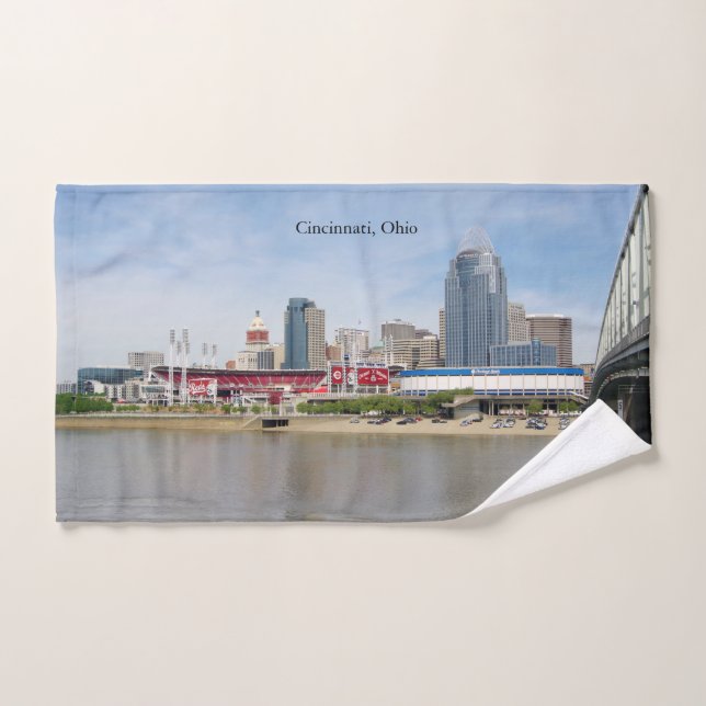 Cincinnati, ensemble de serviettes Ohio (Serviette à main)
