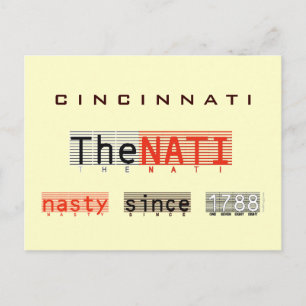 CINCINNATI Nasty depuis 1788 Carte postale