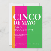 Cinco De Mayo BBQ Party Invitation