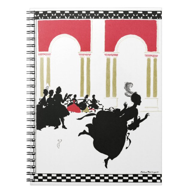 CINDERELLA SILHOUETTE par Carnet Spiral Rackham (Devant)