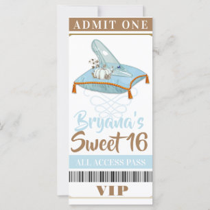 Cinderella Slipper Princesse Sweet 16 Fête VIP