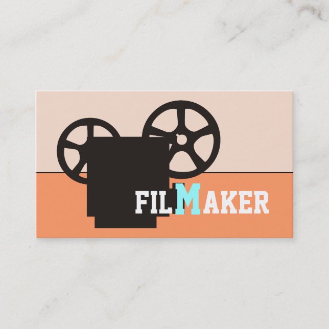 Cinéaste/réalisateur/réalisateur de films cartes d (Devant)