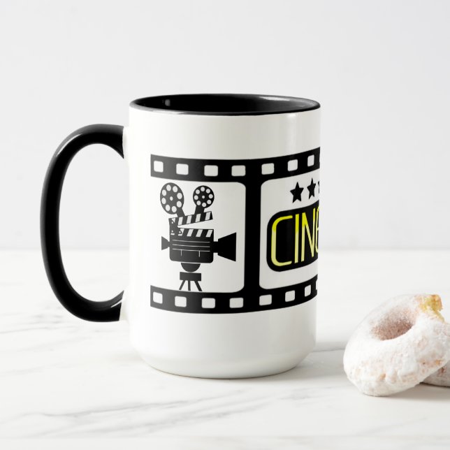 *CINEMA* Logo Mug  (Avec donut)