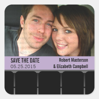 Cinéma Photo Enregistrer les Stickers Date, Lilac