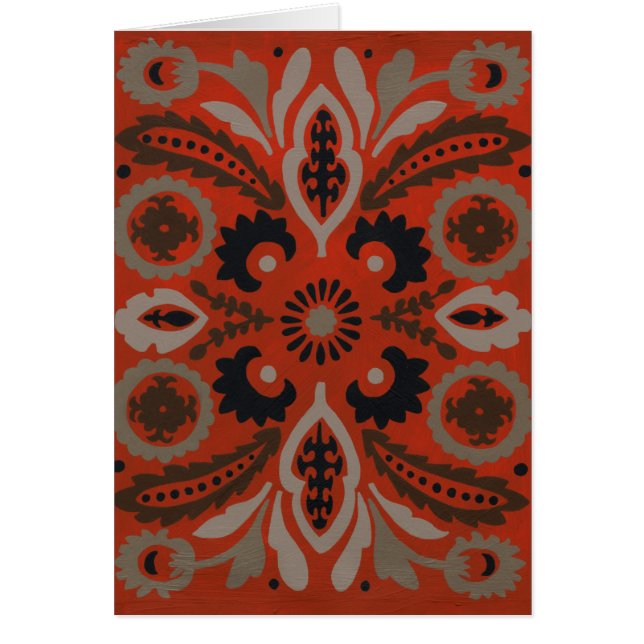 Cinnabar Suzani II (Devant)