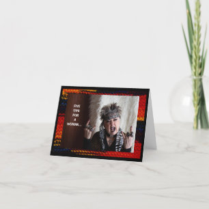 Cinq conseils pour une femme Carte de voeux pliée