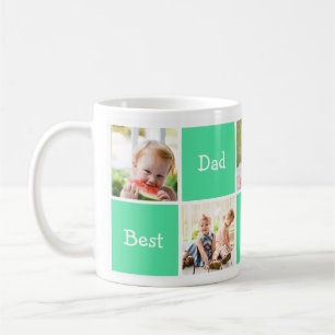 Cinq Photos Meilleur Papa Dans Le Monde Café Mug